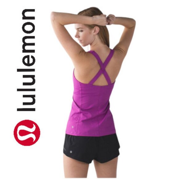 lululemon athletica Tops - 😍NWOT😍 Lululemon Kanto Catch Me Tank Barbiecore Ultra Violet size 6 Purple